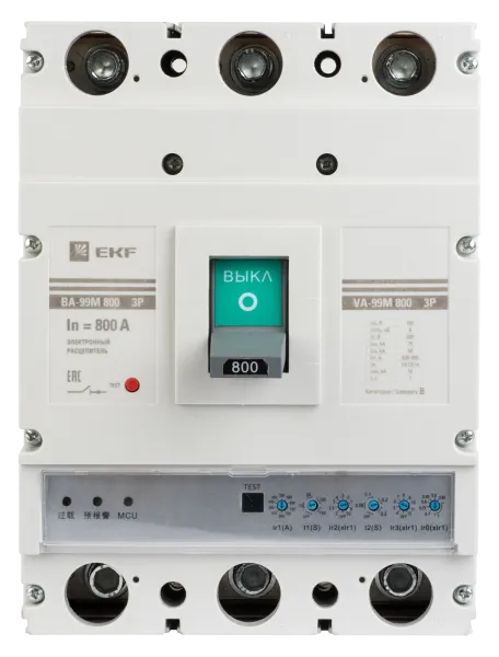 ВА-99М 800/800А 3P 75кА с электронным расцепителем EKF - Фото 2