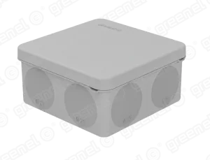 Коробка для прямого монтажа о/п 100х100х50 IP67 безгалог (HF) атмосферост. (48 шт.) GREENEL PRO GE42455