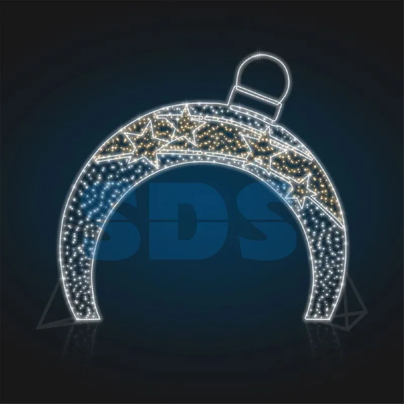 Декоративная арка Елочная игрушка 320 см 501-474