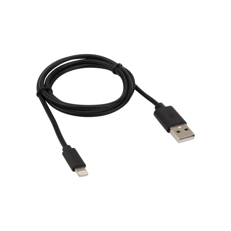 Кабель USB-A – Lightning для Apple, 1А, 1м, ПВХ, черный REXANT - Фото 3