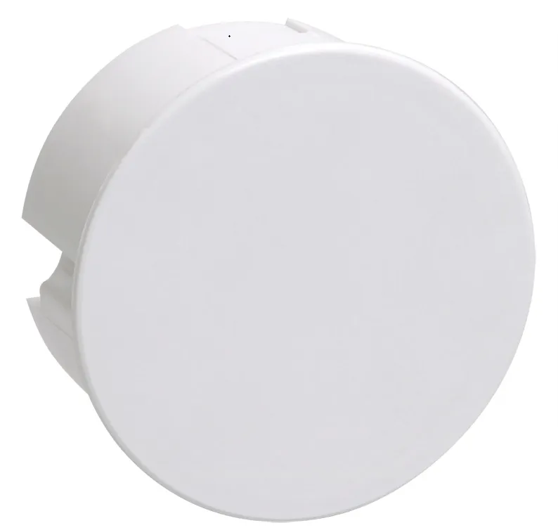 Коробка распаячная КМ41004 для твердых стен D=80х40мм с крышкой IEK