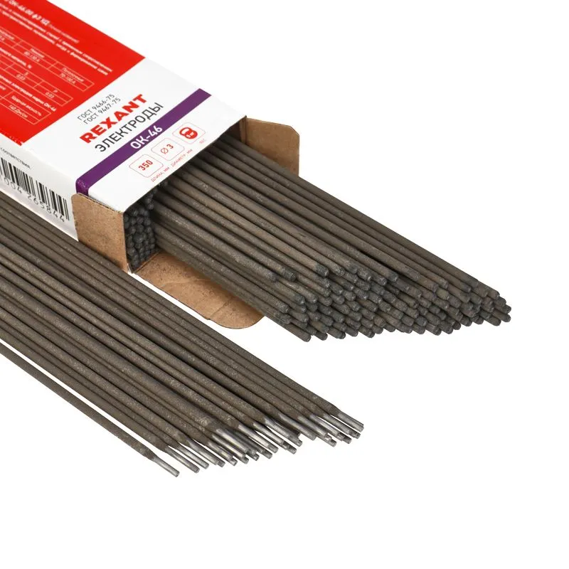 Электрод 350 мм ОК-46 3 мм пачка 5 кг REXANT - Фото 3