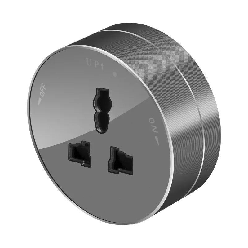 Розетка MultiTrack 13А 250В универс. круглая графит SE MTK13002G 1816799