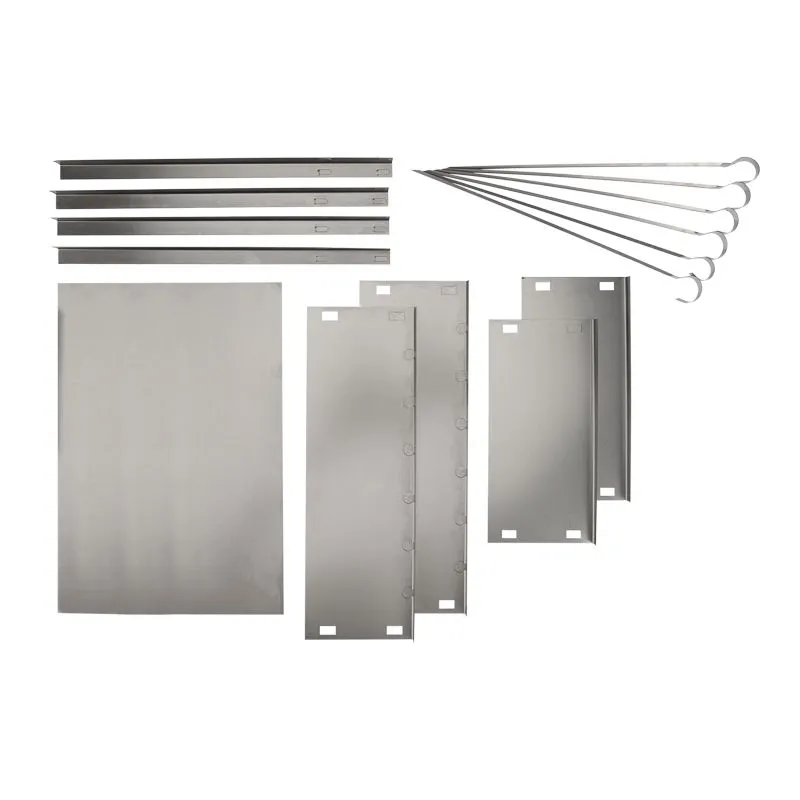 Мангал сборный походный 350х250х350мм, с 6 шампурами, в гофрированной картонной коробке, СОКОЛ - Фото 3