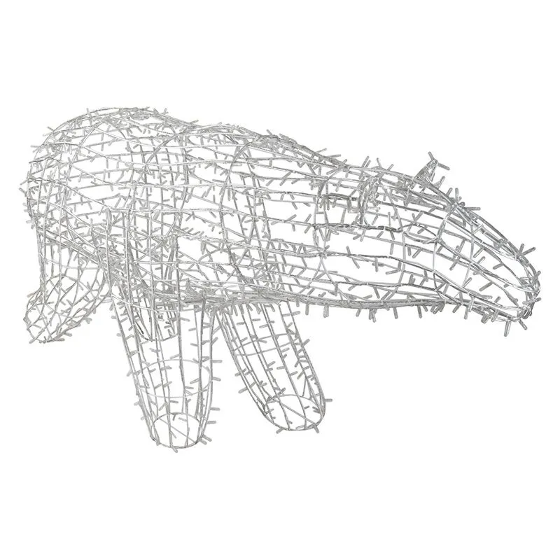 Фигура объемная Полярный медведь 210х110 см, 1500 LED, IP65, цвет свечения белый NEON-NIGHT - Фото 3