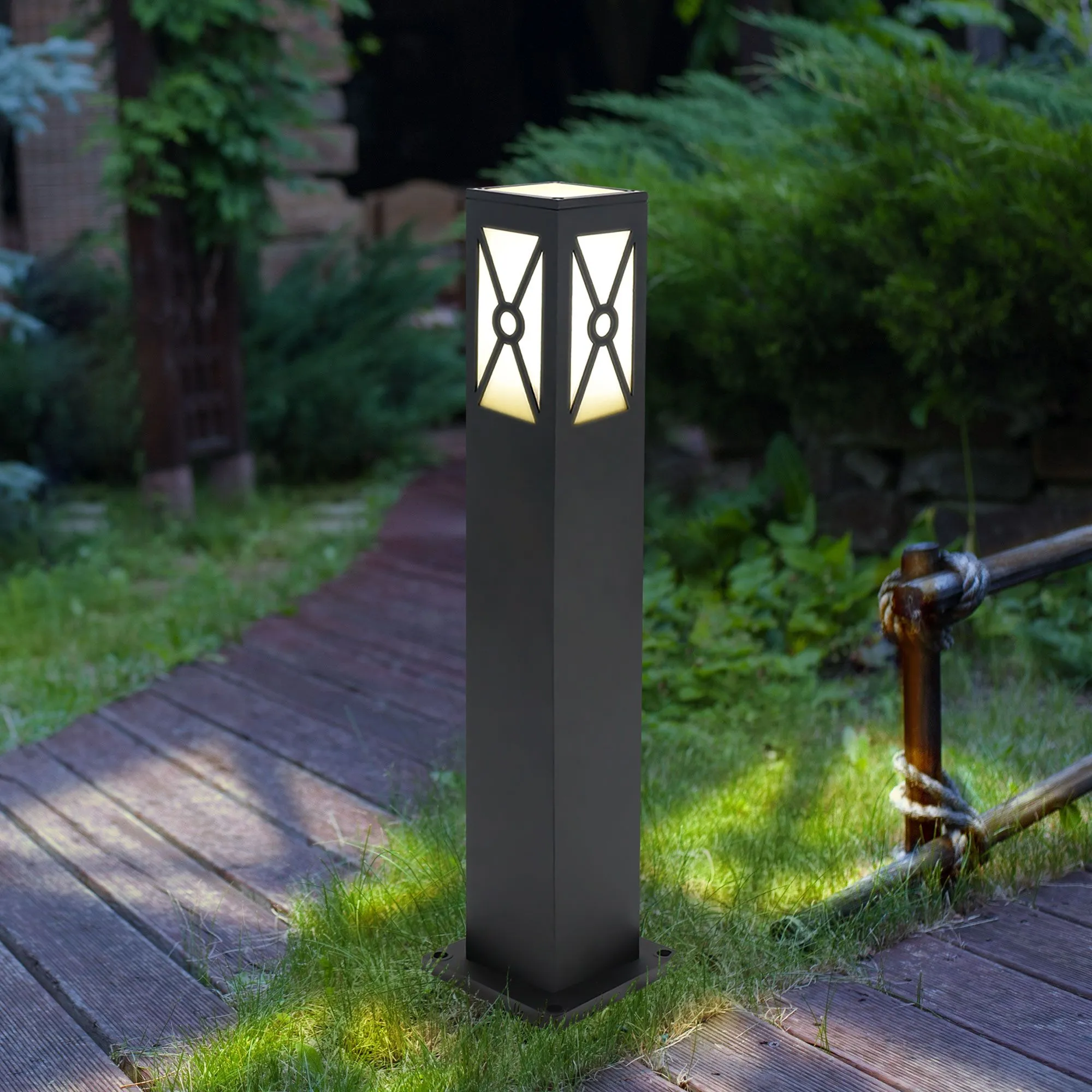 Светильник ландшафтный IP54 1406 TECHNO черный Elektrostandard - Фото 3