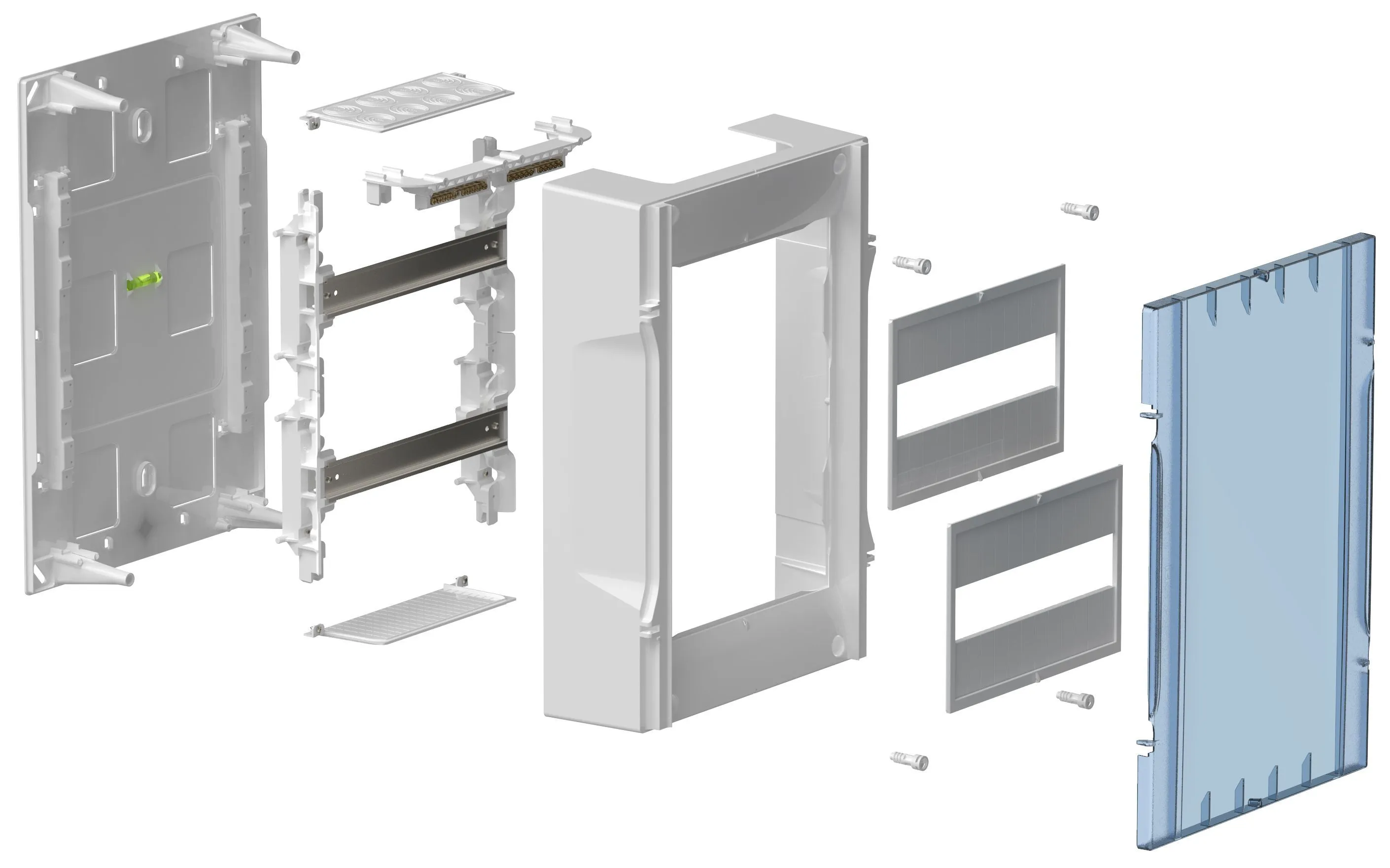 KREPTA 5 Корпус пластиковый ЩРН-П-24 белая дверь IP40 IEK - Фото 2