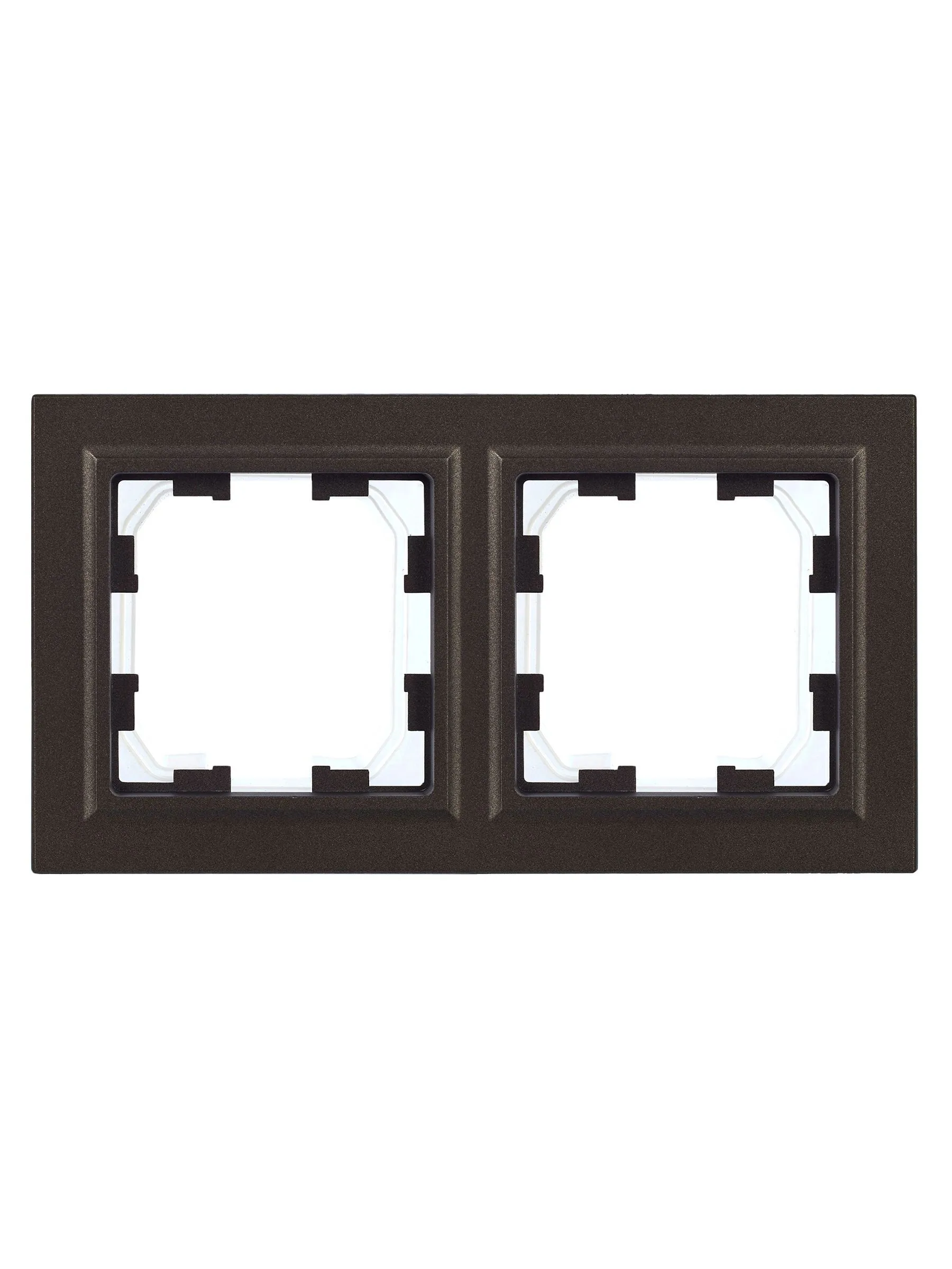BRITE Рамка 2-местная IP44 РУ-2-БрТБ-44 темная бронза IEK - Фото 6