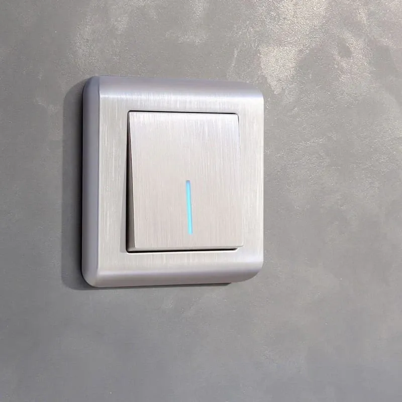 Выключатель одноклавишный с подсветкой (перламутровый рифленый) Werkel - Фото 3