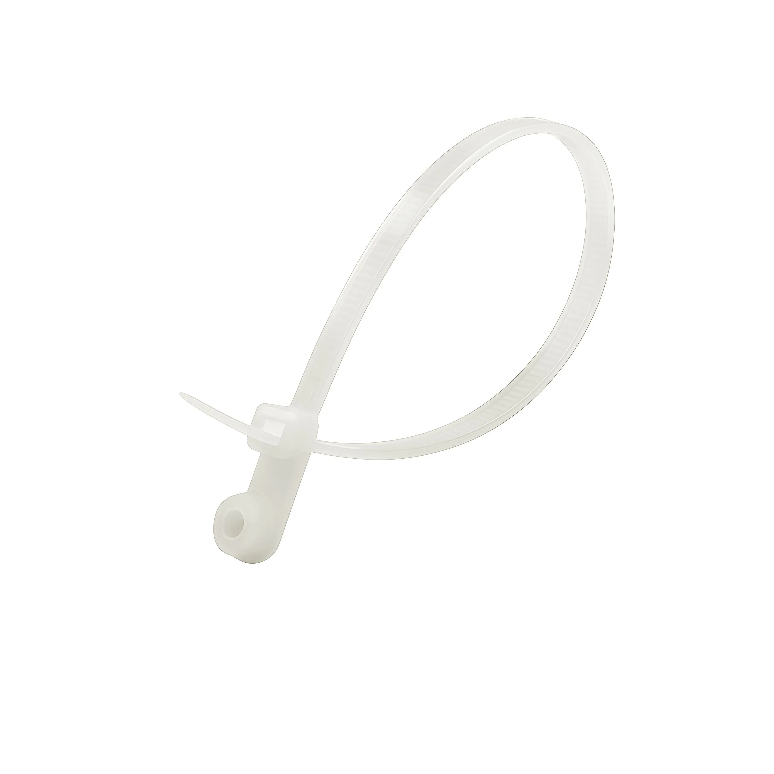 Стяжка нейлоновая под винт 4,5х220мм белая (уп. 100 шт.) (60 уп/кор) DEKRON - Фото 3