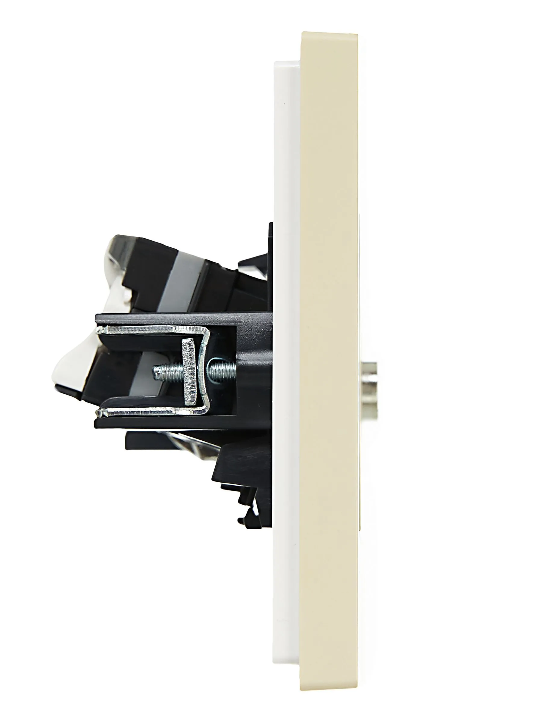 FORTE&PIANO Розетка двойная TV+RJ45 кат.5E FP436 ваниль IEK - Фото 4