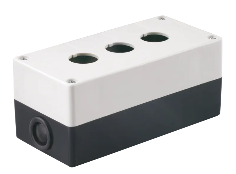 Корпус поста КП103 для кнопок управления 3 места белый IEK