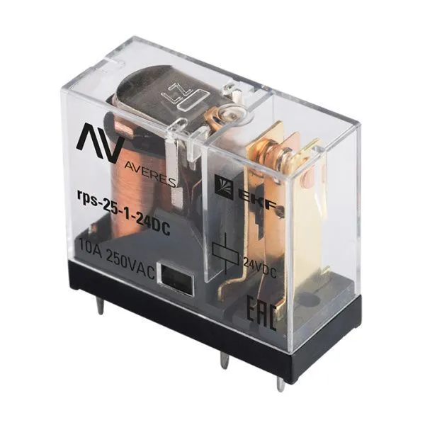 Реле промежуточное РП slim 25/1 10A 24В DC - Фото 2