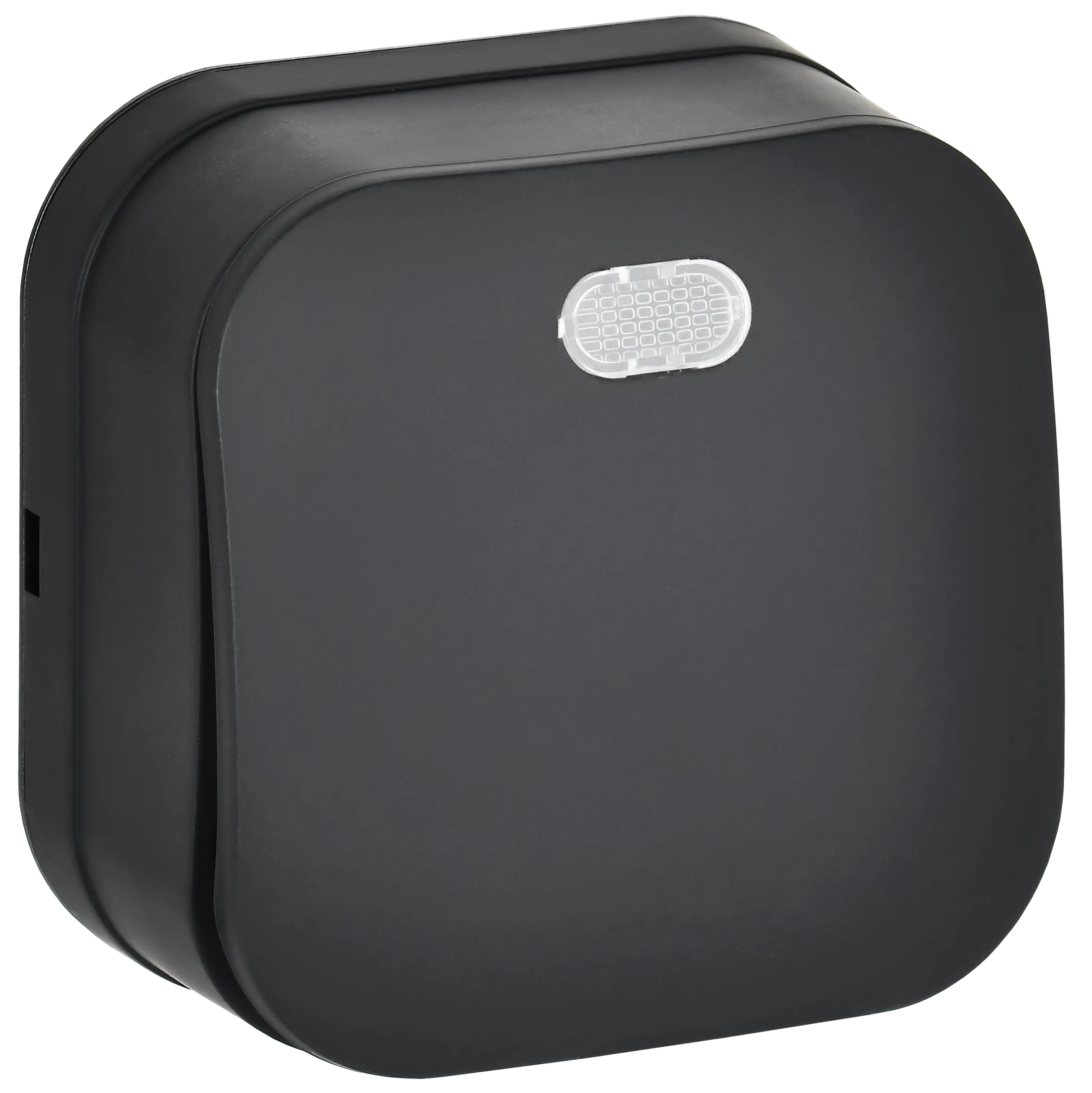 GLORY Выключатель 1-клавишный для открытой установки с индикацией 10А ВС20-1-1-ХЧм черный матовый IEK