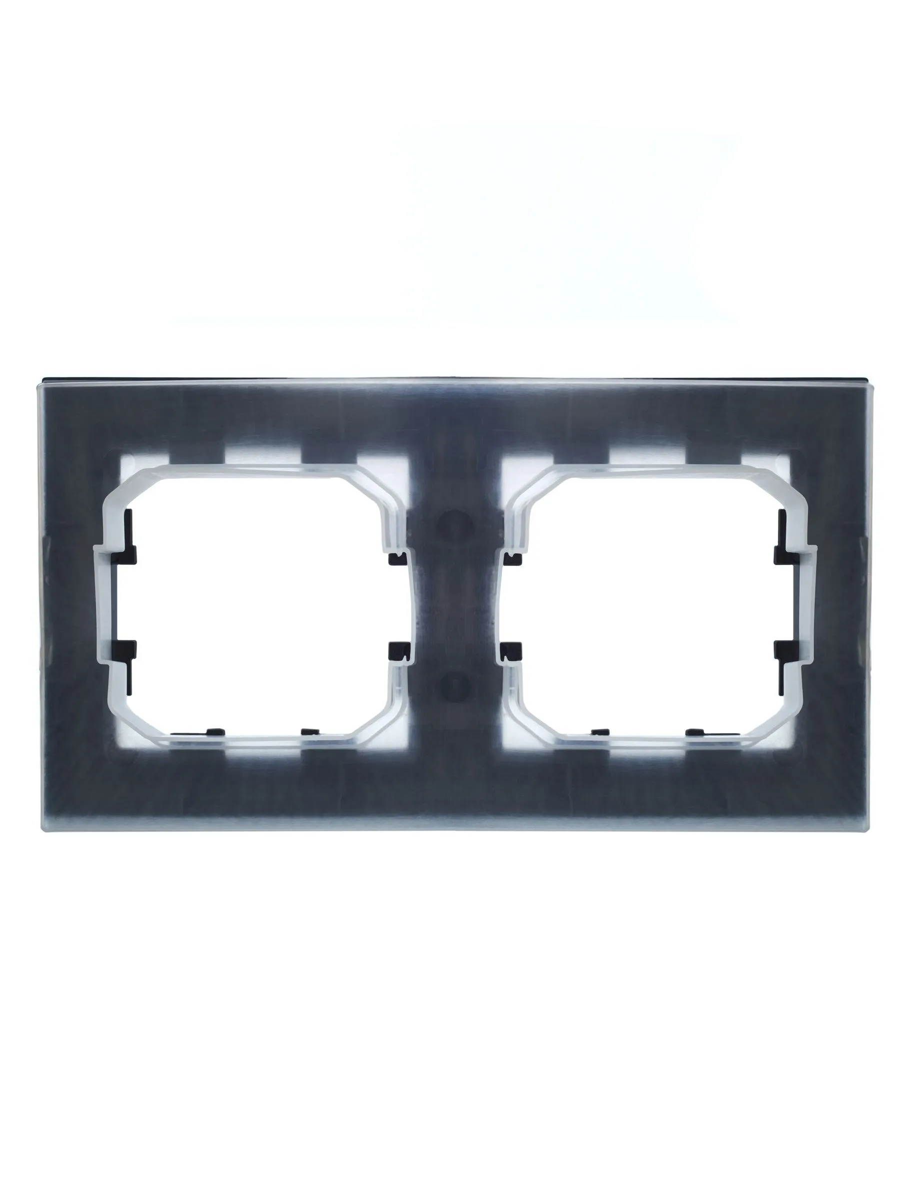 BRITE Рамка 2-местная IP44 РУ-2-БрМ-44 маренго IEK - Фото 3