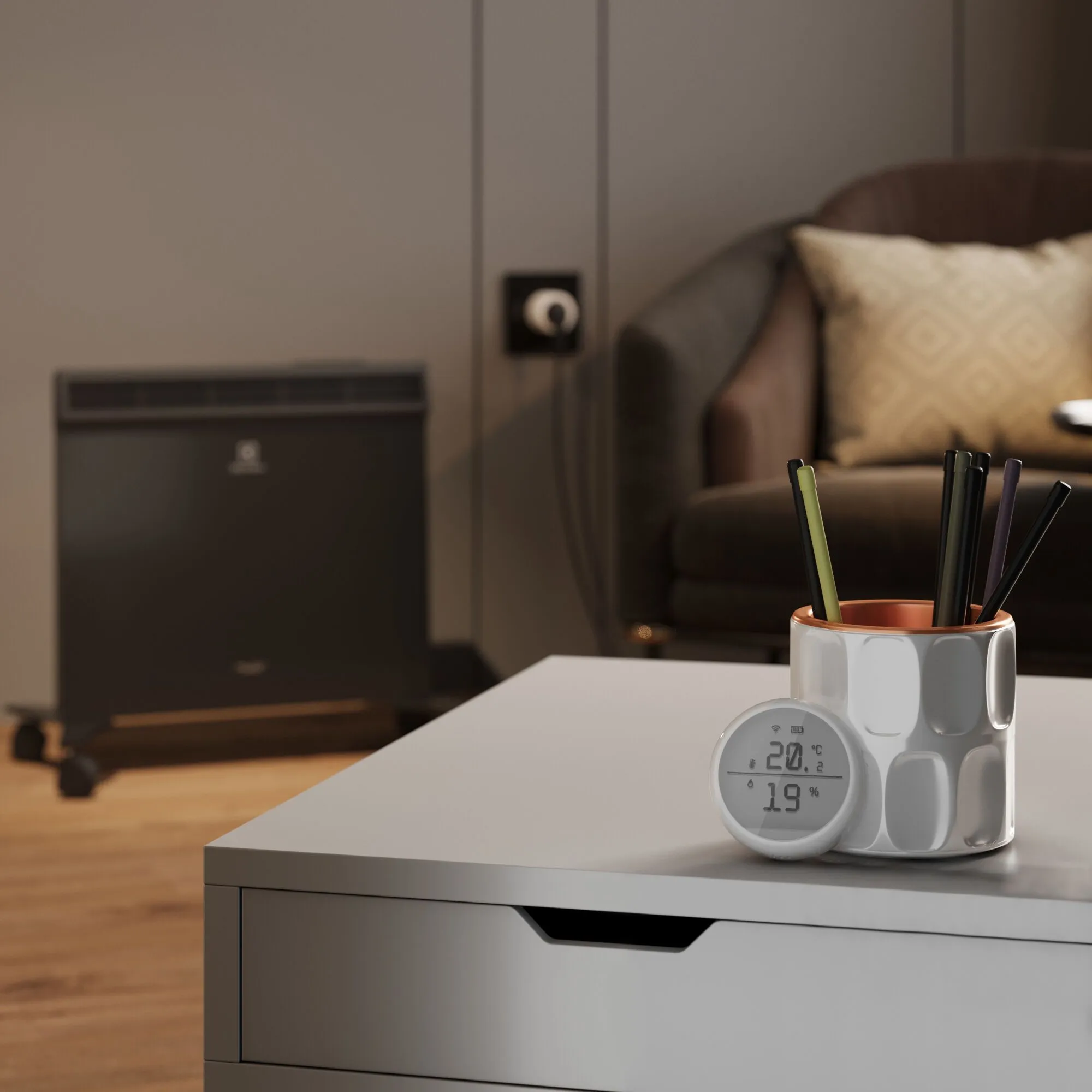 Умный датчик температуры и влажности 76270/00 Elektrostandard - Фото 5