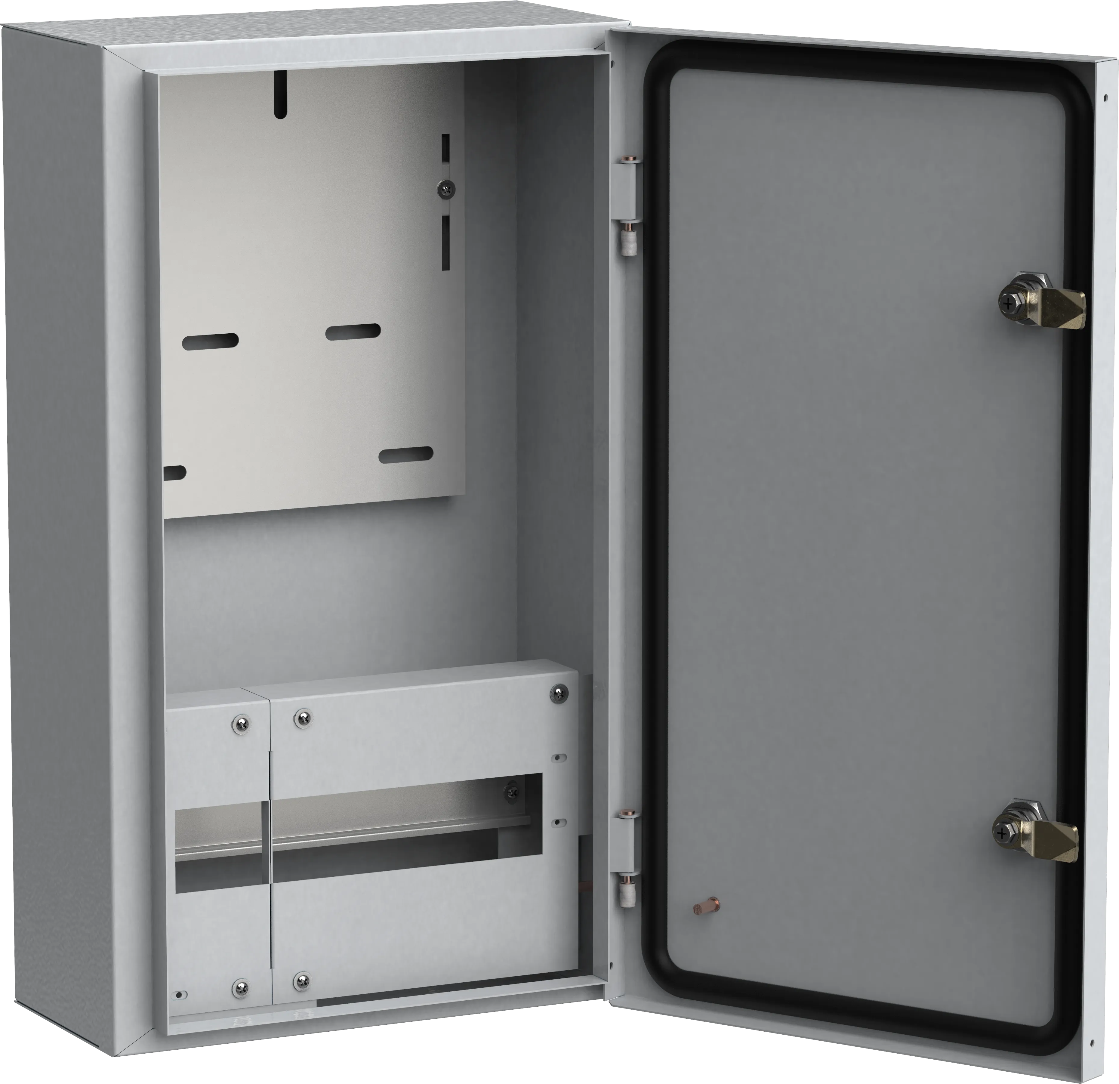 TITAN Корпус металлический ЩУРн-3/12 (540х310х165мм) IP54 без окна IEK