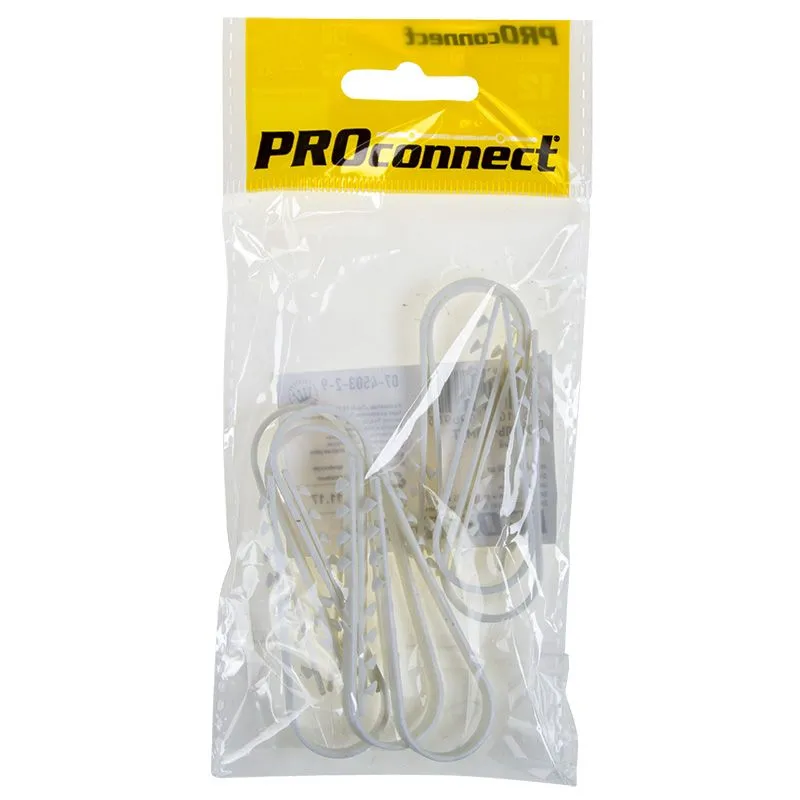 Дюбель-хомут 19-25 белый (10 шт/уп) PROconnect