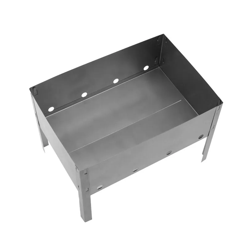 Мангал сборный со складным дном, 230х230х335мм, в пленке СОКОЛ - Фото 5