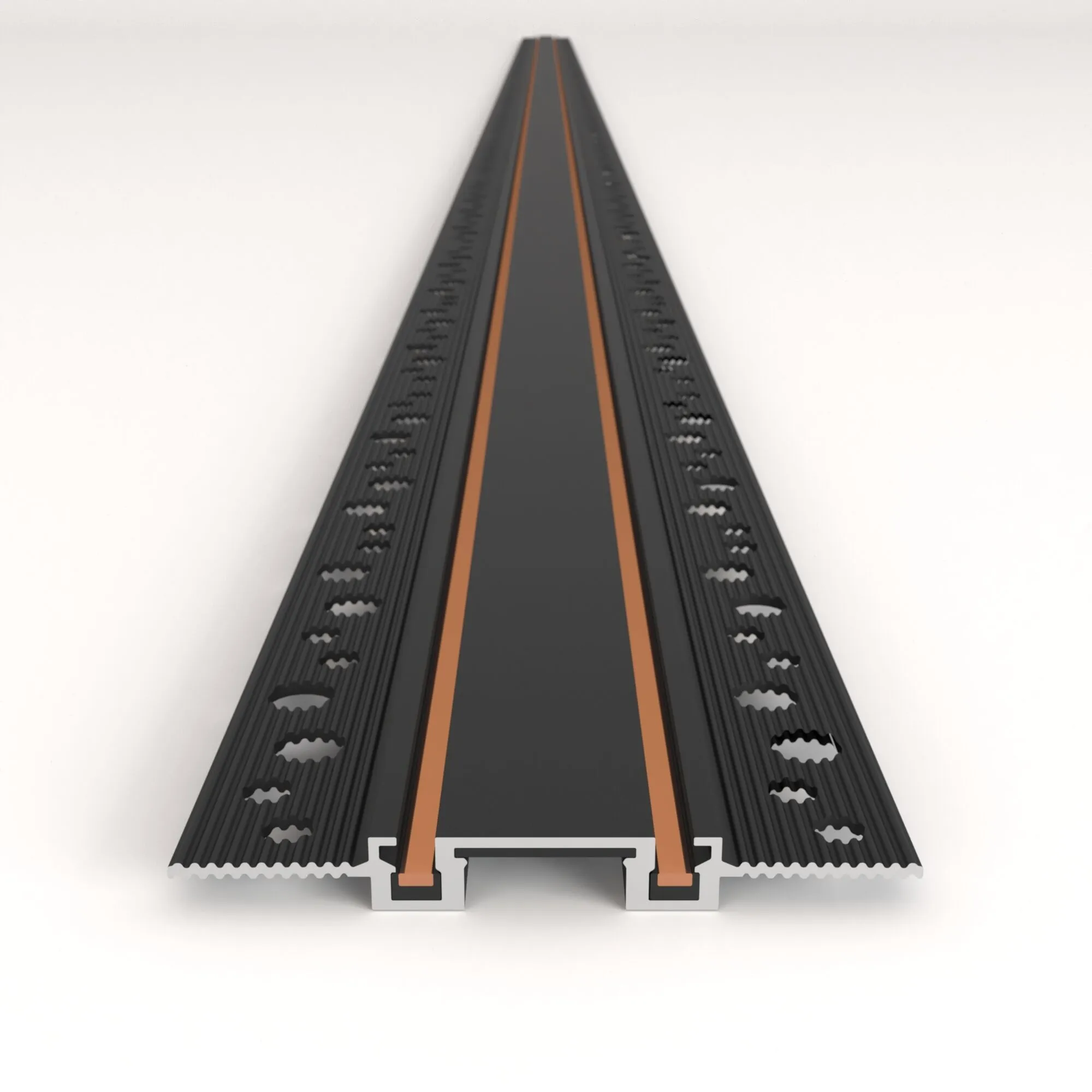Flat Magnetic Шинопровод встраиваемый (2м) чёрный 85130/00 Elektrostandard - Фото 2