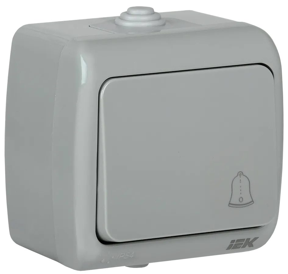 AQUATIC Выключатель кнопочный для открытой установки 10А IP54 ВС-20-1-3-А IEK