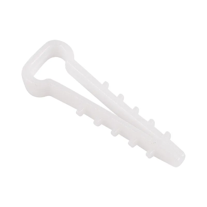 Дюбель-хомут 5-10мм, прямоугольный, белый (100 шт/уп) REXANT