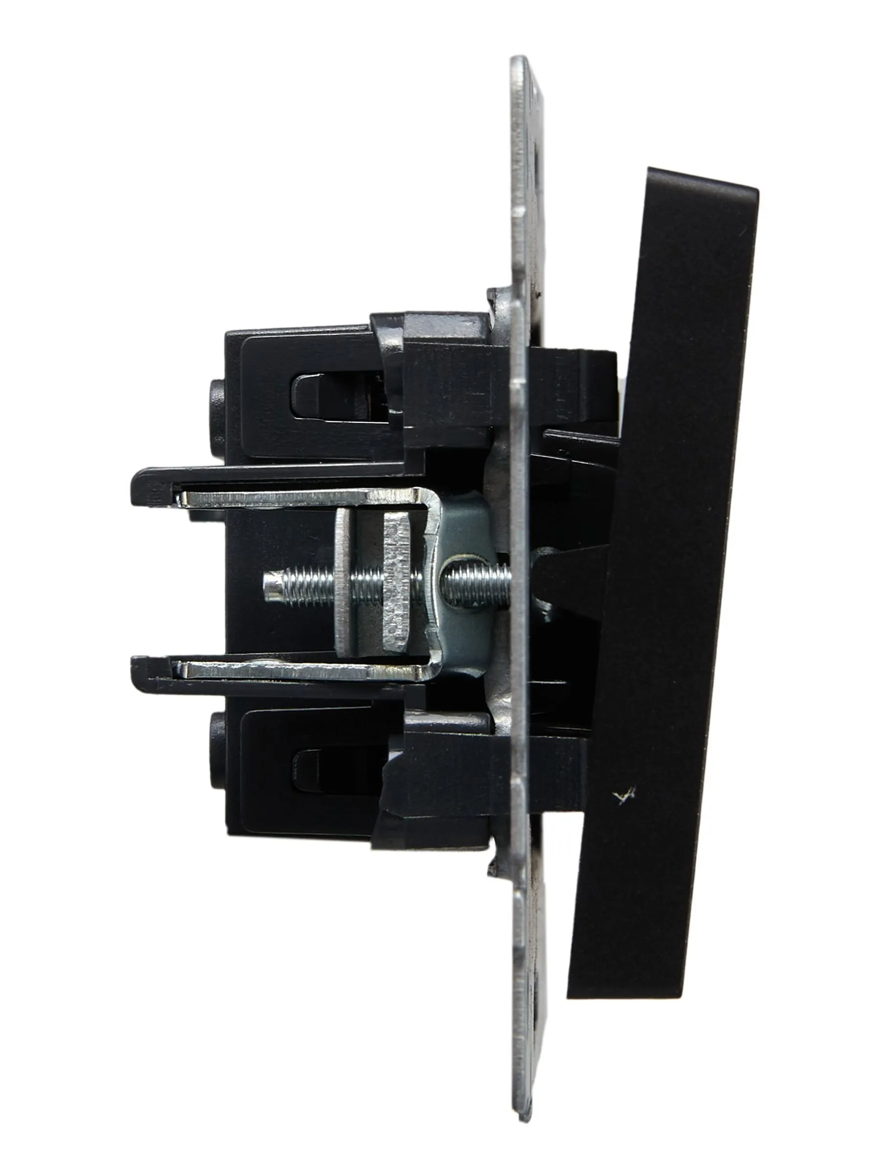 BRITE Выключатель 1-клавишный 10А ВС10-1-0-БрЧ черный IEK - Фото 7