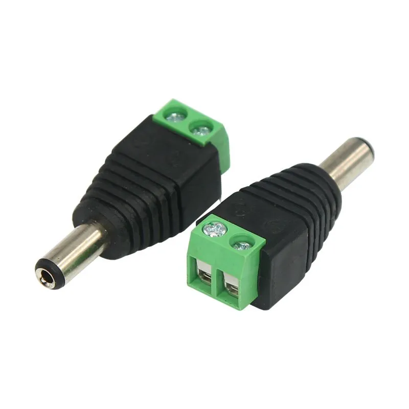 Разъем питания DC штекер 2,1х5,5мм с клеммной колодкой REXANT 14-0314