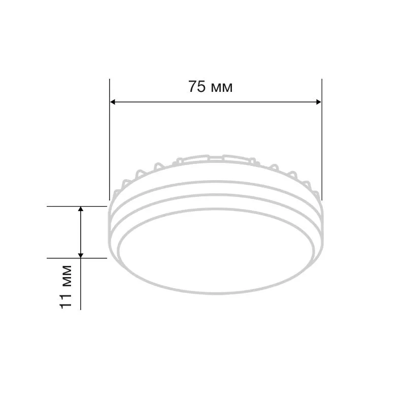 Лампа светодиодная GX53 таблетка 10,5Вт 840Лм 4000К нейтральный свет REXANT - Фото 2