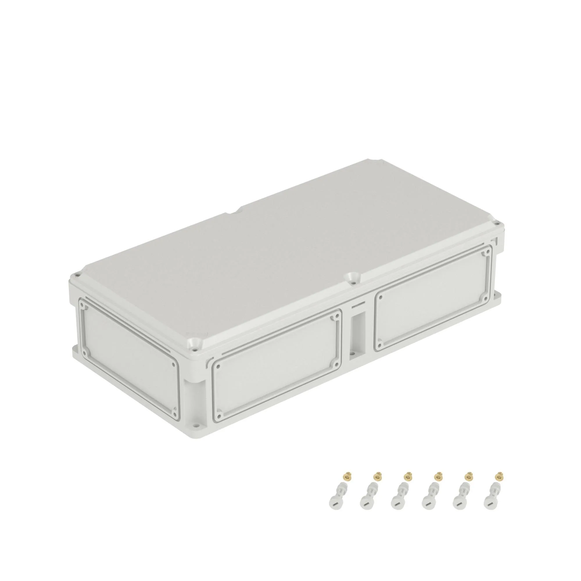 Корпус 600х300х146мм IP67 с непрозр. крышкой 21мм с фланцами пластик. DKC 563210 563210