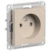 Розетка AtlasDesign 16А без заземл. со шторками механизм песочн. SE ATN001249 1712771