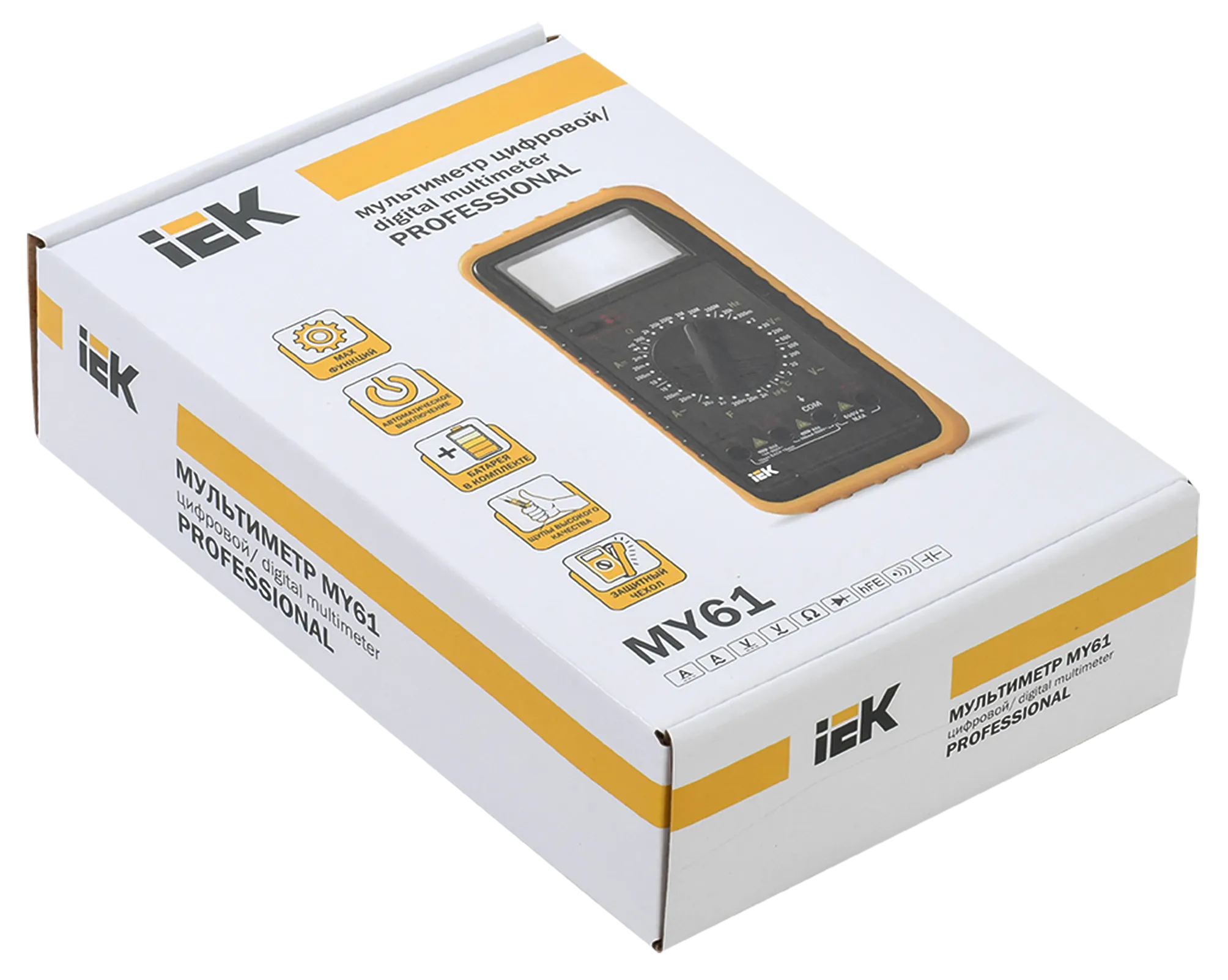 Мультиметр цифровой PROFESSIONAL MY61 IEK - Фото 2
