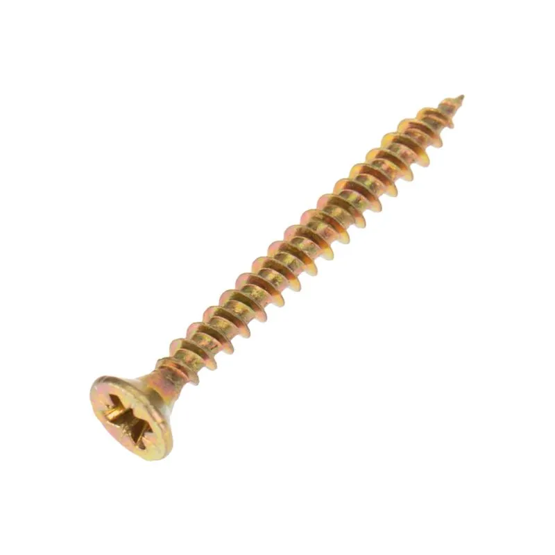 Саморез универсальный 3,5х35, желтый цинк, пакет (1000 шт/уп) KRANZ - Фото 3