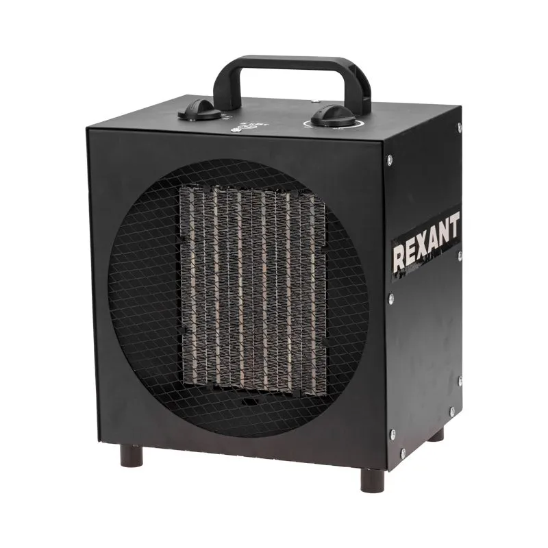 Пушка тепловая (тепловентилятор) электрическая, квадратная, PTC, 5кВт REXANT 60-0009