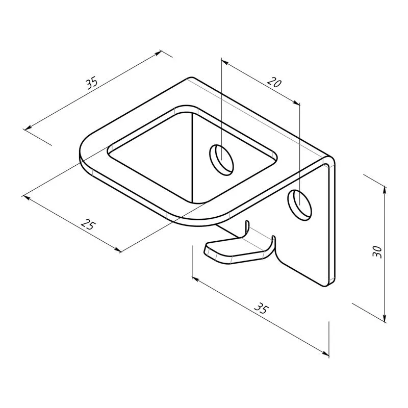 Держатель для обувных ложек и зонтов, настенный, черный REXANT - Фото 4
