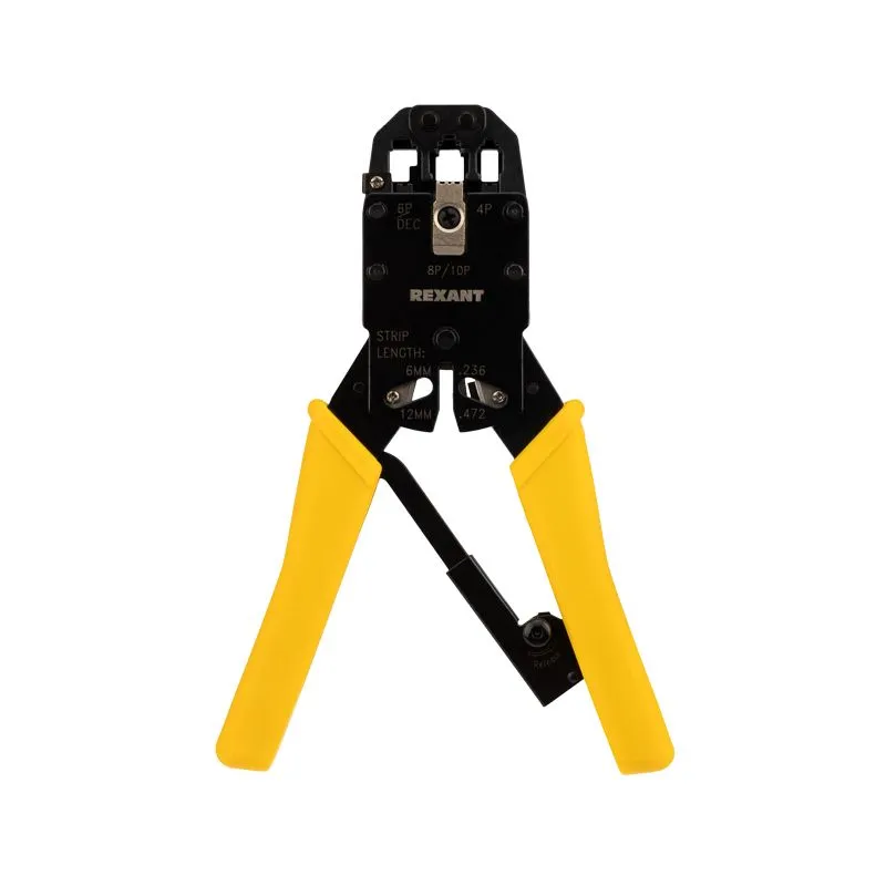 Кримпер HT-200R для обжима 10P10C, 8P8C, 6P6C, 4P4C REXANT - Фото 5