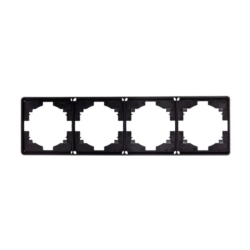 Рамка ROUND 4-постовая оникс KRANZ