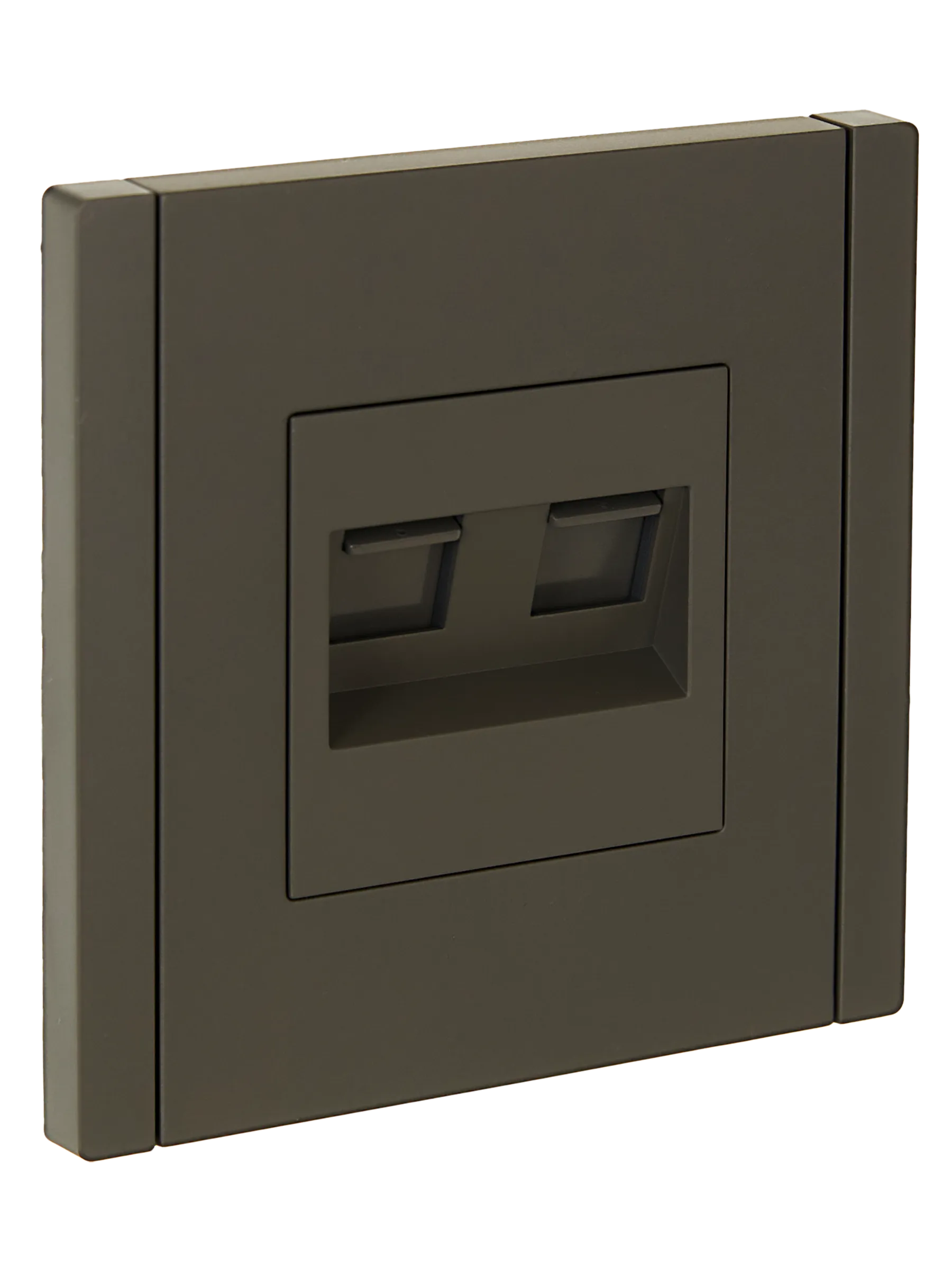 FORTE&PIANO Розетка компьютерная двойная RJ45 кат.6 FP334 серый IEK FP-K20-2-K03