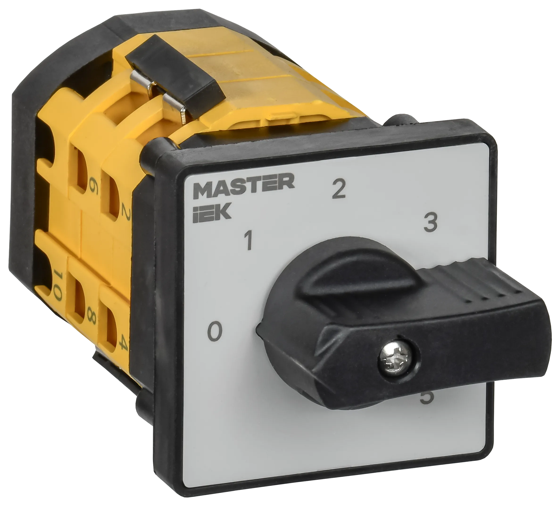 Переключатель кулачковый стандартная рукоятка 10А схема 110 IEK MI-CS10-010-110