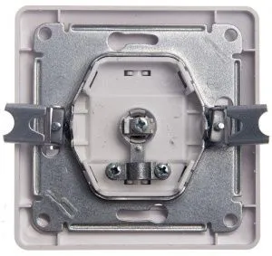 Розетка телевизионная проходная TV 1-м СП Glossa 4дБ механизм бел. SE GSL000192 275170