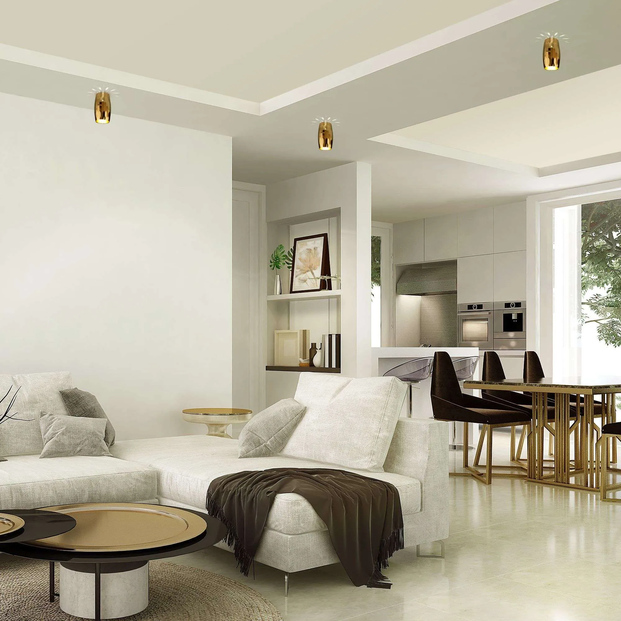 Светильник светодиодный акцентный DLN104 GU10 Elektrostandard Золото - Фото 5