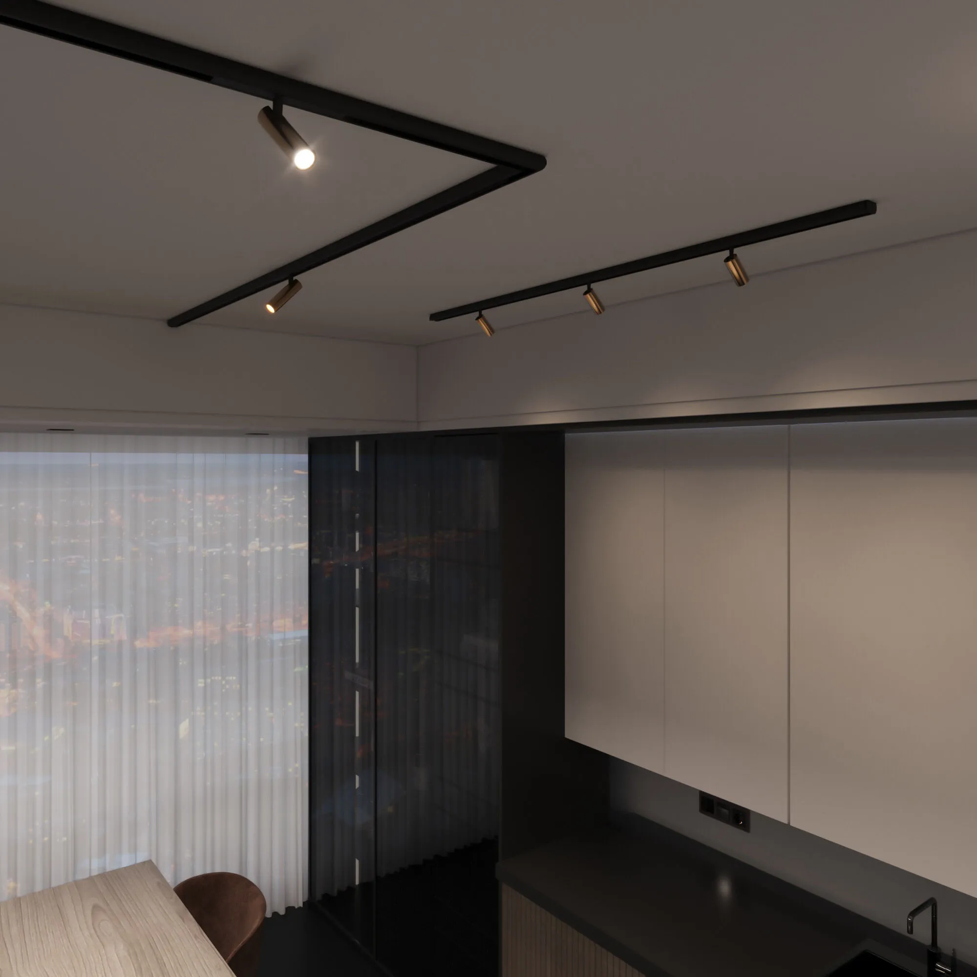 Slim Magnetic Умный трековый светильник 5W 2700-6500K Dim Cantors (латунь) 85071/01 Elektrostandard - Фото 5