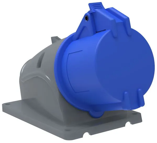 MAGNUM Розетка стационарная ССИ-123 32А-6ч/200-250В 2P+PE IP44 IEK 