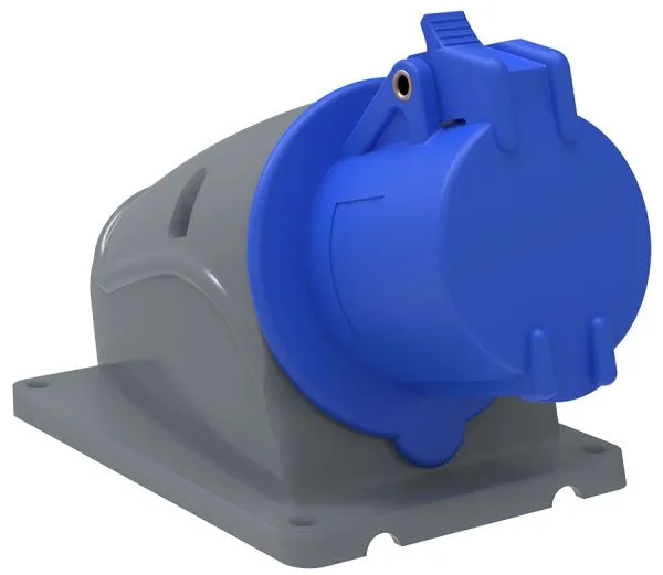 MAGNUM Розетка стационарная ССИ-113 16А-6ч/200-250В 2P+PE IP44 IEK 