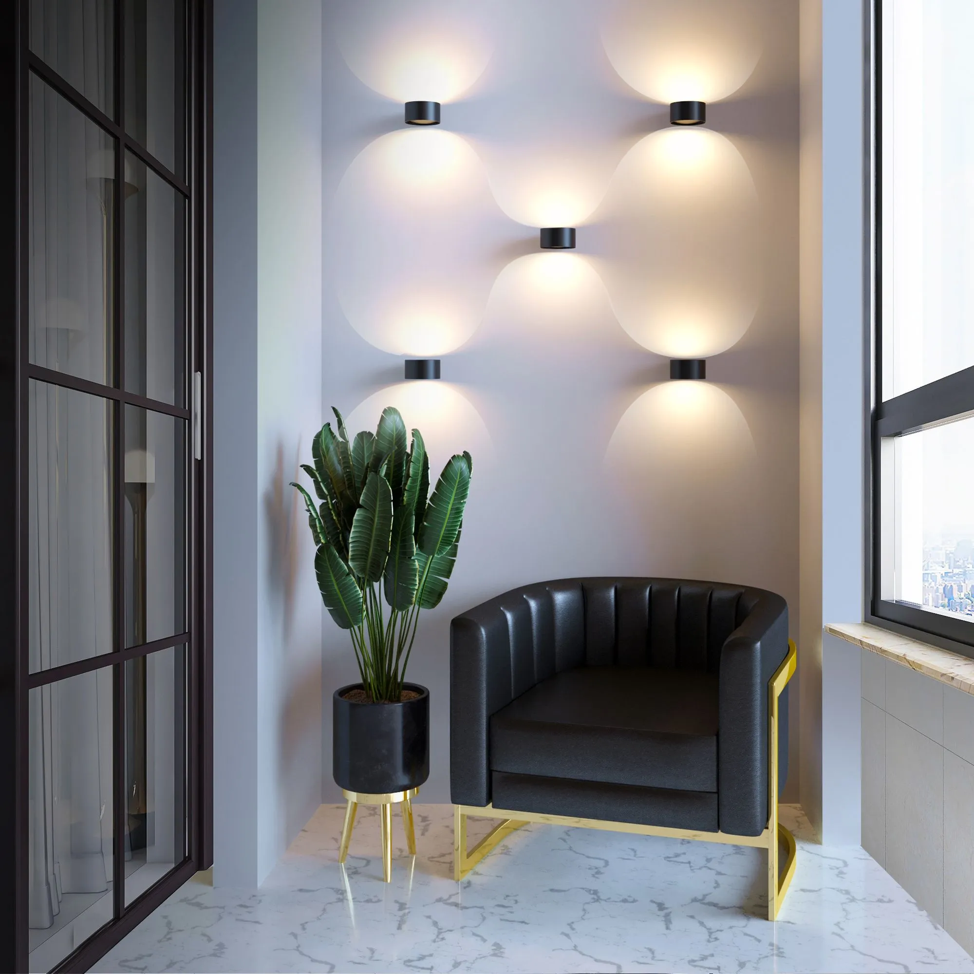 Светильник светодиодный настенный Coneto LED MRL LED 1045 чёрный Elektrostandard - Фото 2