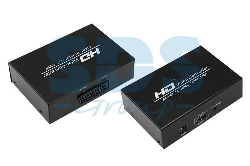Конвертер SCART на HDMI, металл REXANT 17-6905