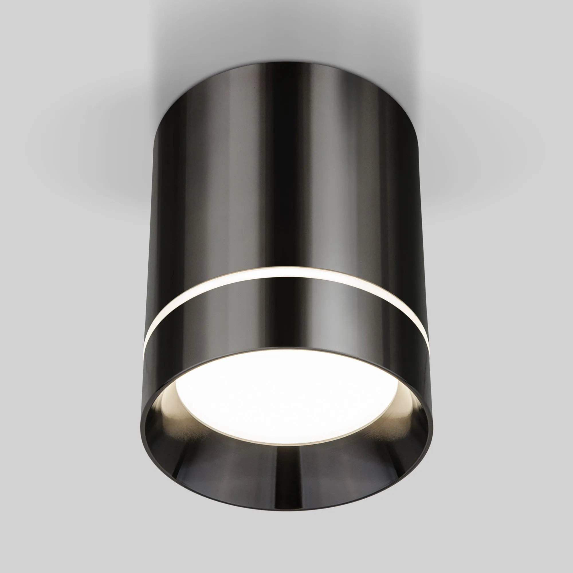 Накладной потолочный светодиодный светильник Elektrostandard Topper DLR021 9W 4200K Черный жемчуг - Фото 3