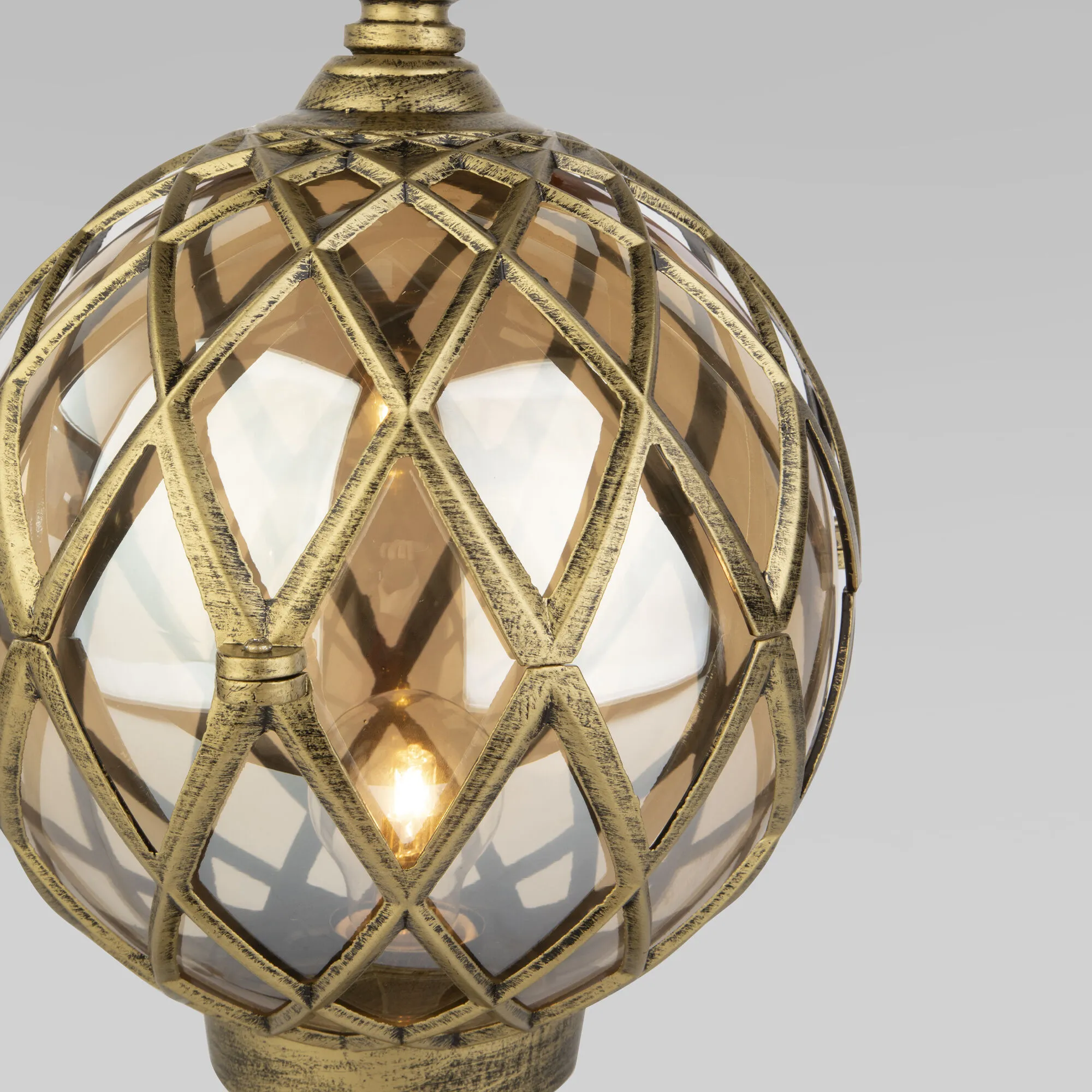 Светильник ландшафтный IP44 Sirius S черное золото Elektrostandard - Фото 3