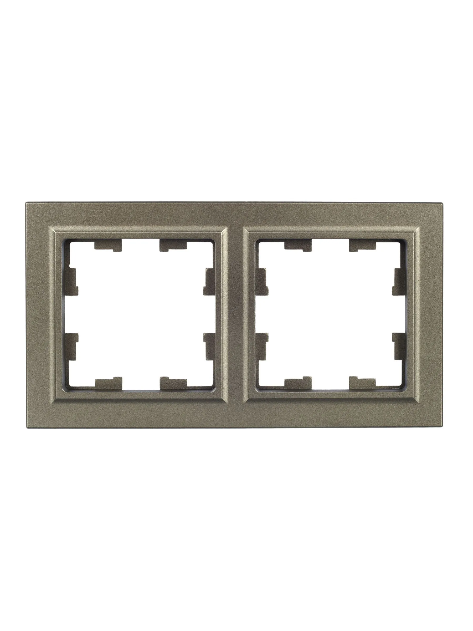 BRITE Рамка 2-местная РУ-2-БрШ шампань IEK - Фото 5