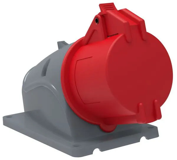 MAGNUM Розетка стационарная ССИ-124 32А-6ч/380-415В 3P+PE IP44 IEK 